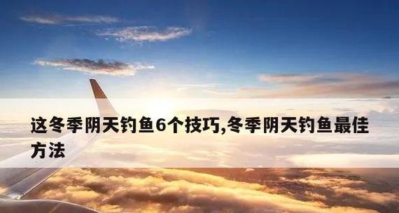 初冬雨后阴天钓鱼技巧（钓鱼技巧，让你在初冬雨后阴天获得丰收）