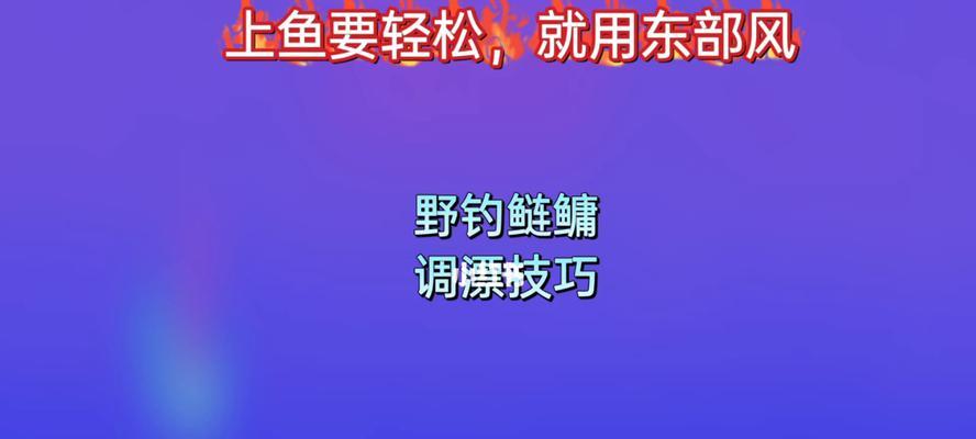 钓鱼鲢鳙调漂的技巧与方法（提升钓鱼技术，获得满载的收获）