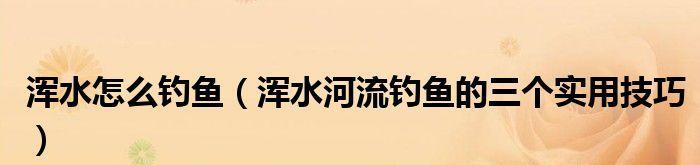 贵州冬季河流钓鱼技巧有哪些？如何应对低温天气？